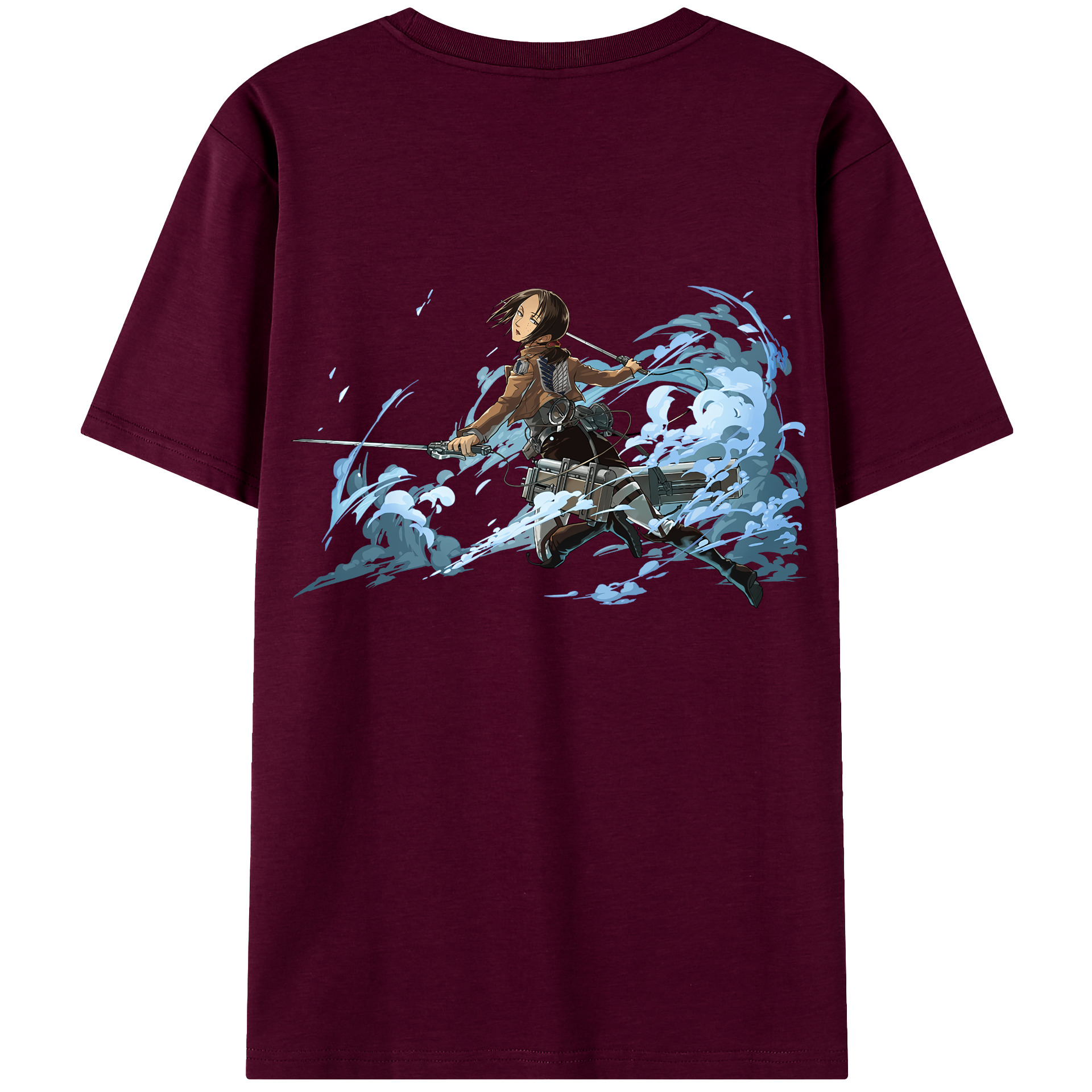 （画像用） 進撃の巨人 Attack on Titan レディース半袖Tシャツ(バックプリント)